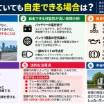 車が故障していても自走できる場合は？